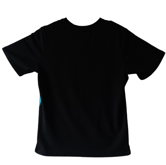 Super Mario boy's black short-sleeve graphic t-shirt size 18 - Picture 4 of 8